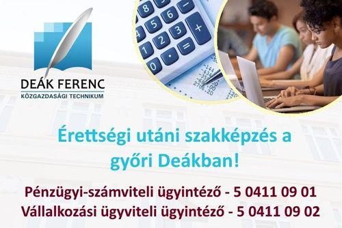 Érettségi utáni szakképzés a Deák-iskolában